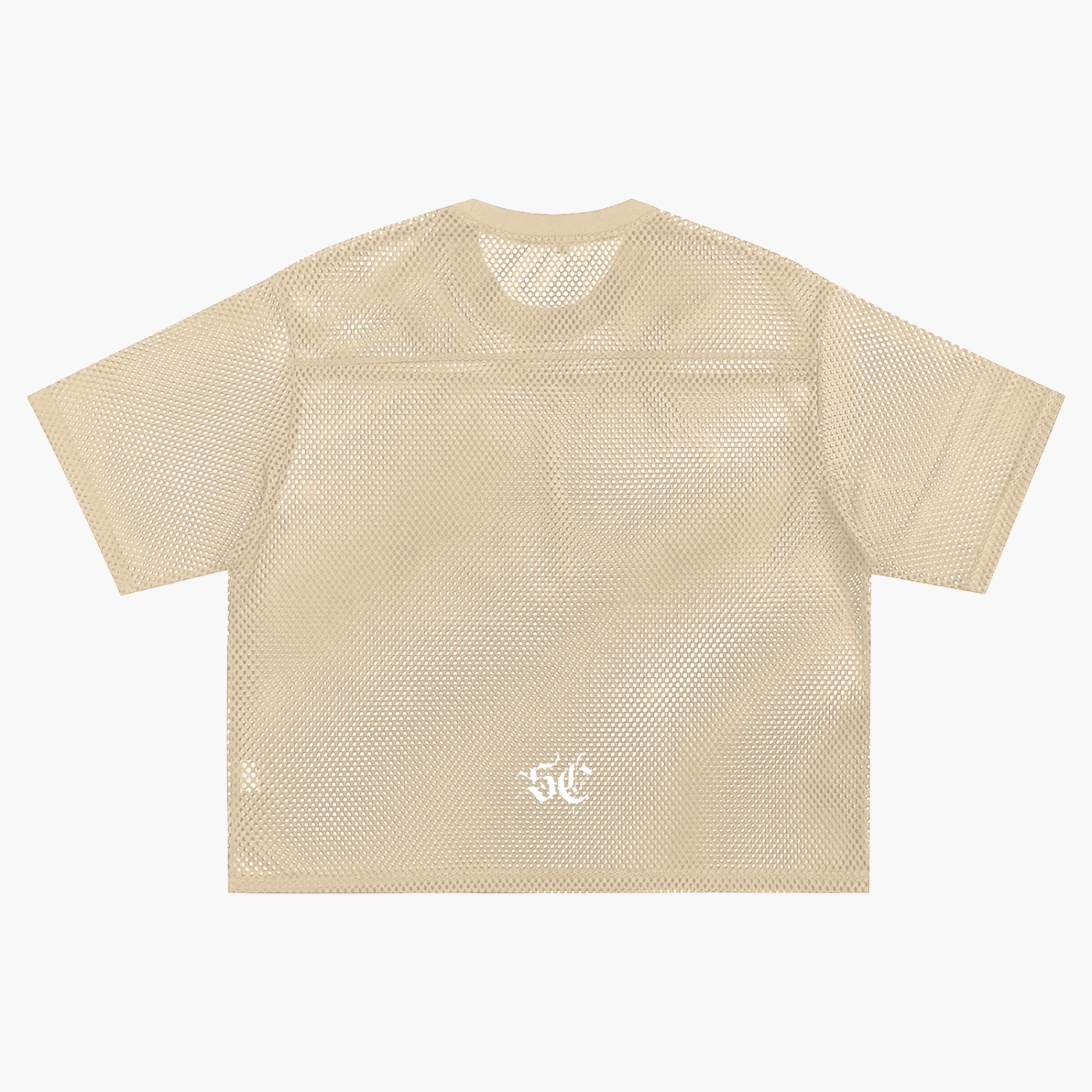 See-through Boxy Net Tee - *Signature*
