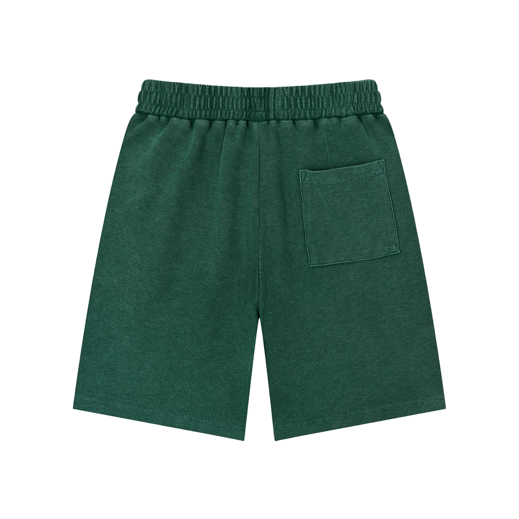 Mineral Wash Waffle Knit Shorts - *Signature*