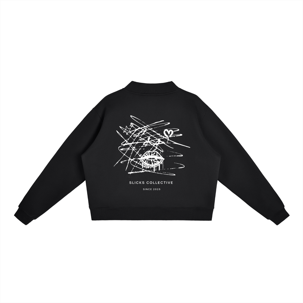 Empower Essential Fleece Mock-Neck Crew Sweatshirt