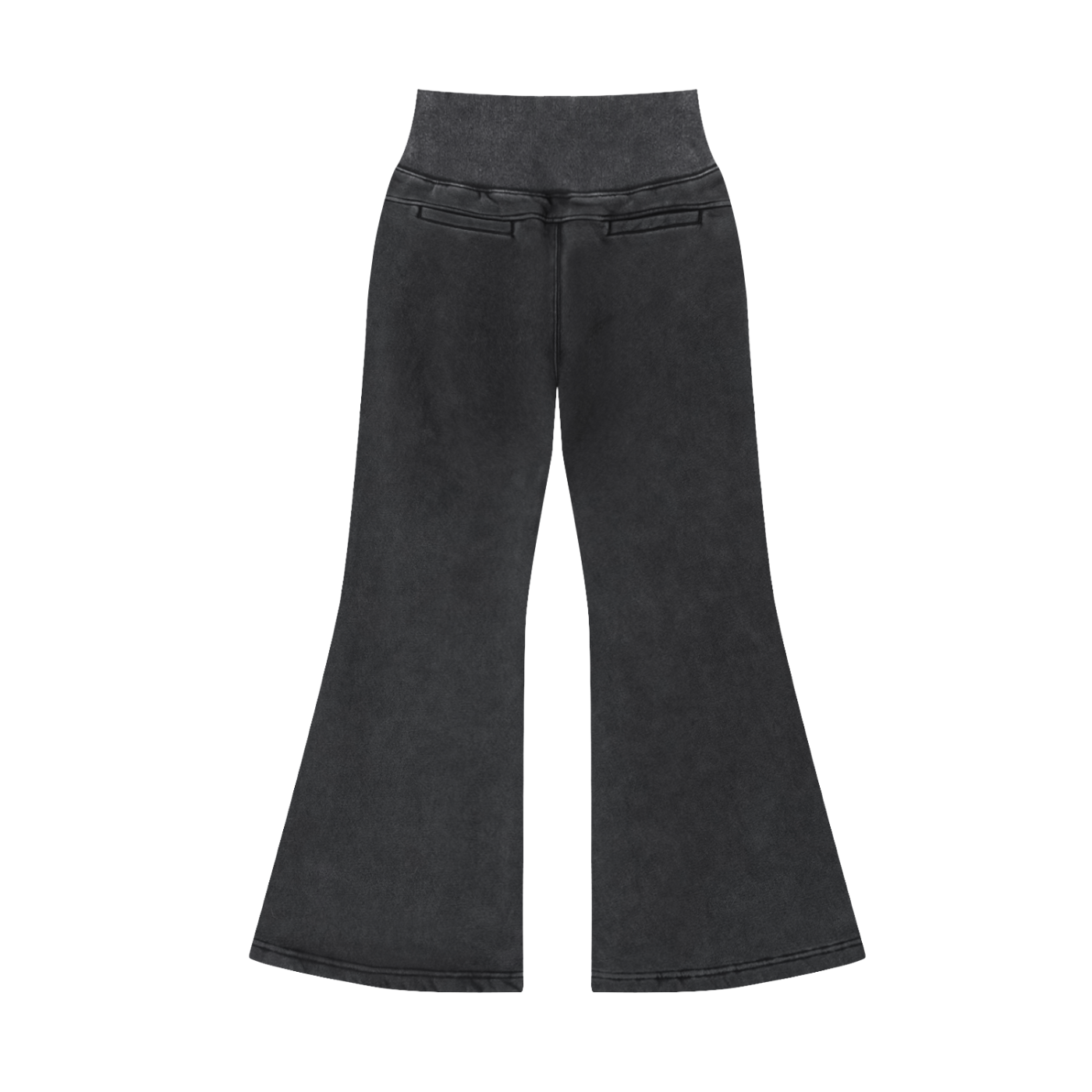 Vintage Washed Flared Pants - *Old English*