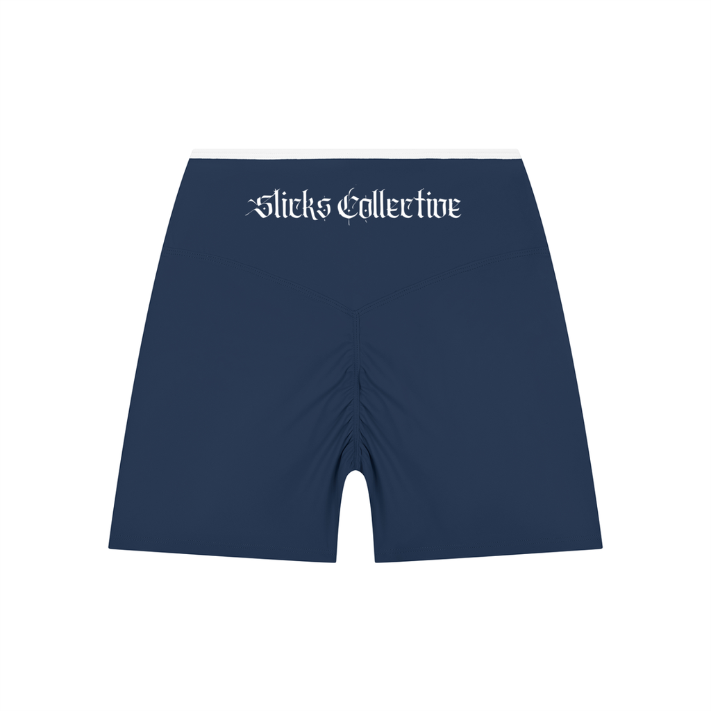Women’s High Rise Color Block Yoga Shorts