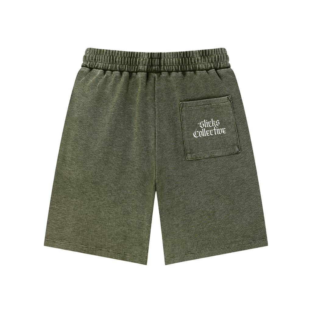 Light Canvas Knit Leisure Shorts