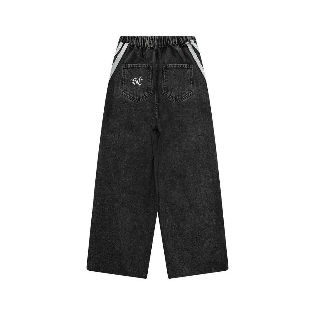 Kid’s Vintage Wash Side Stripe Jeans
