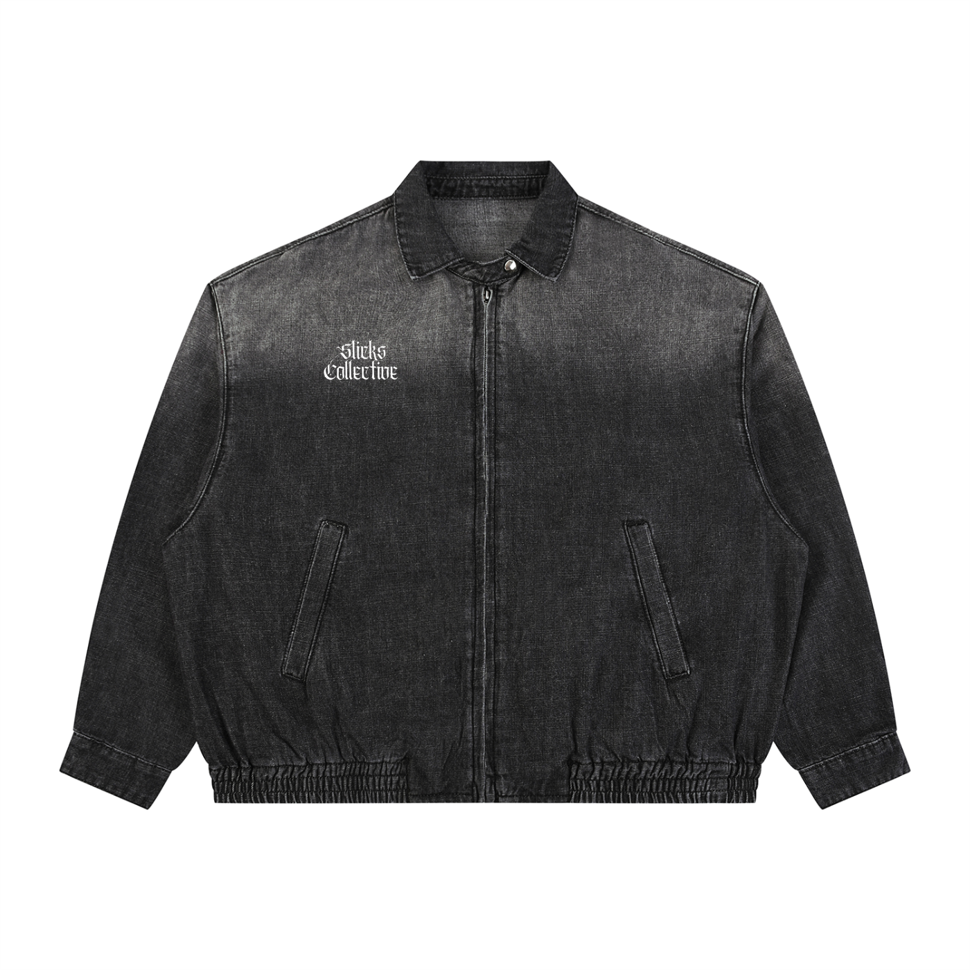 Vintage Wash Full-Zip Denim Jacket - *Signature*