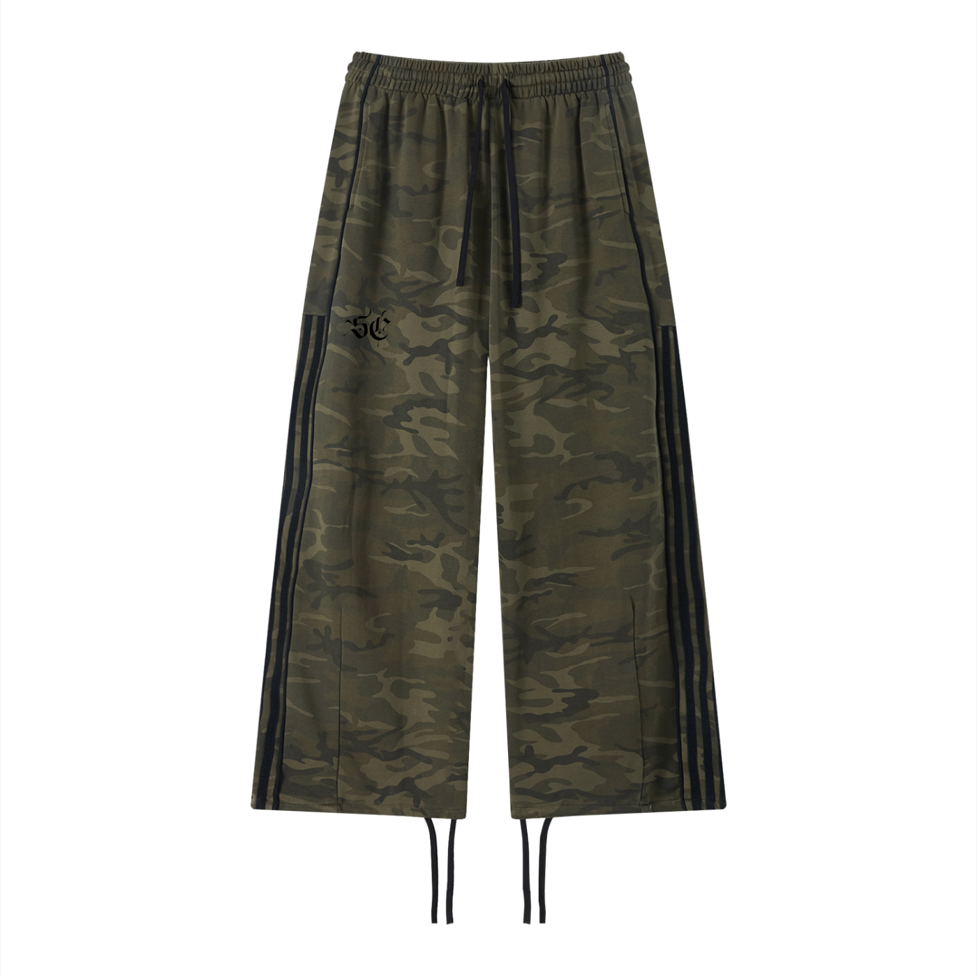 Camo Wide Leg Sweatpants