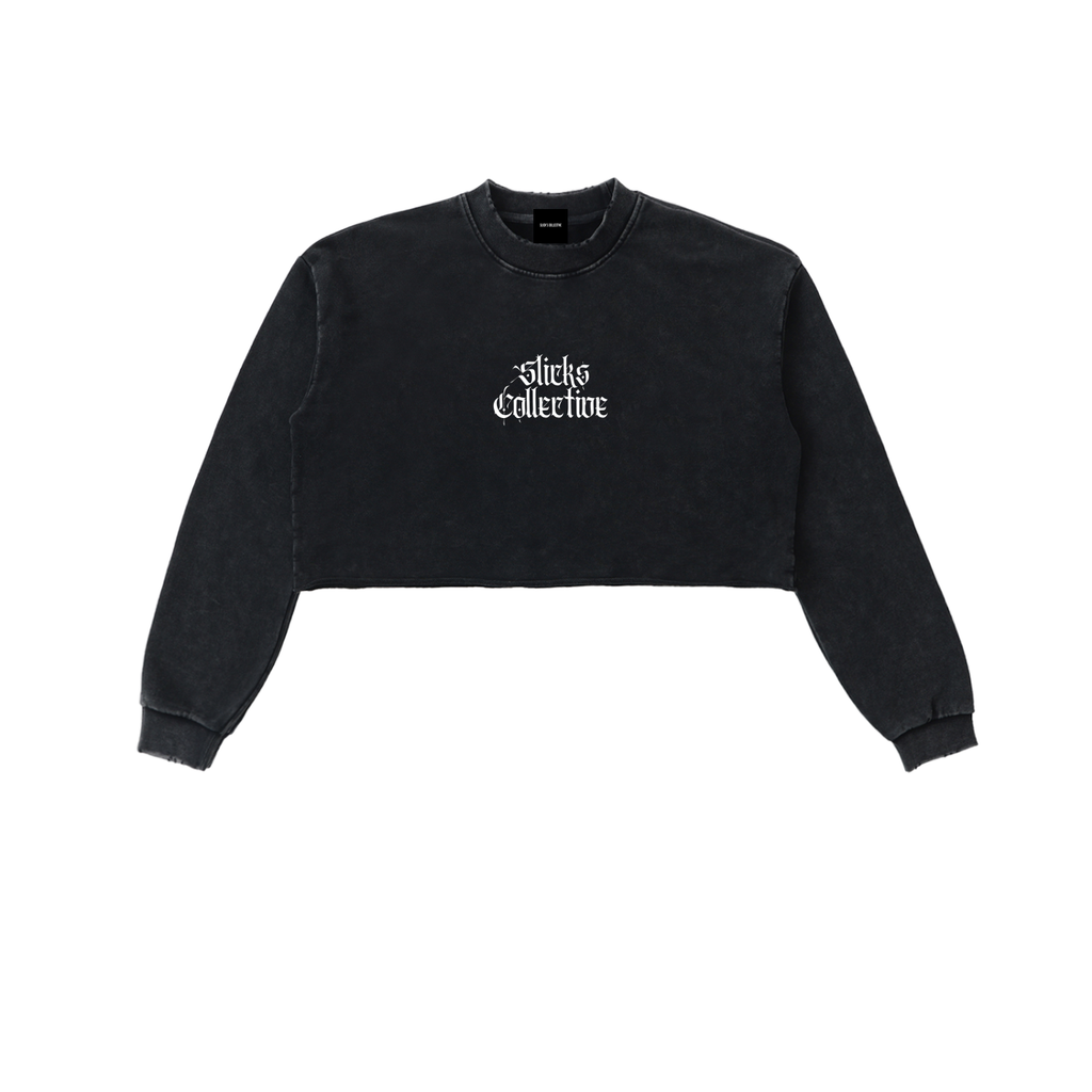 Snow Washed Cropped Sweatshirt - *Signature*