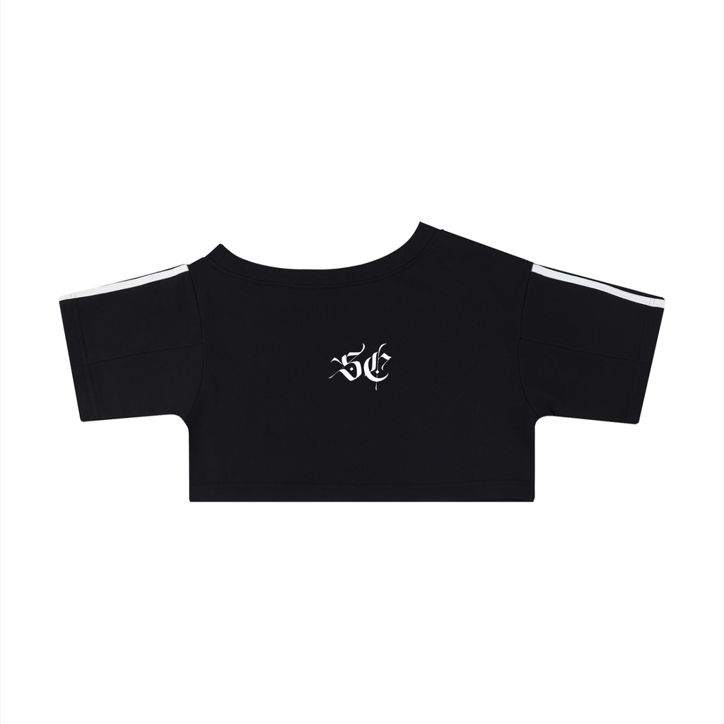 Women's Off-the-Shoulder Crop Tee