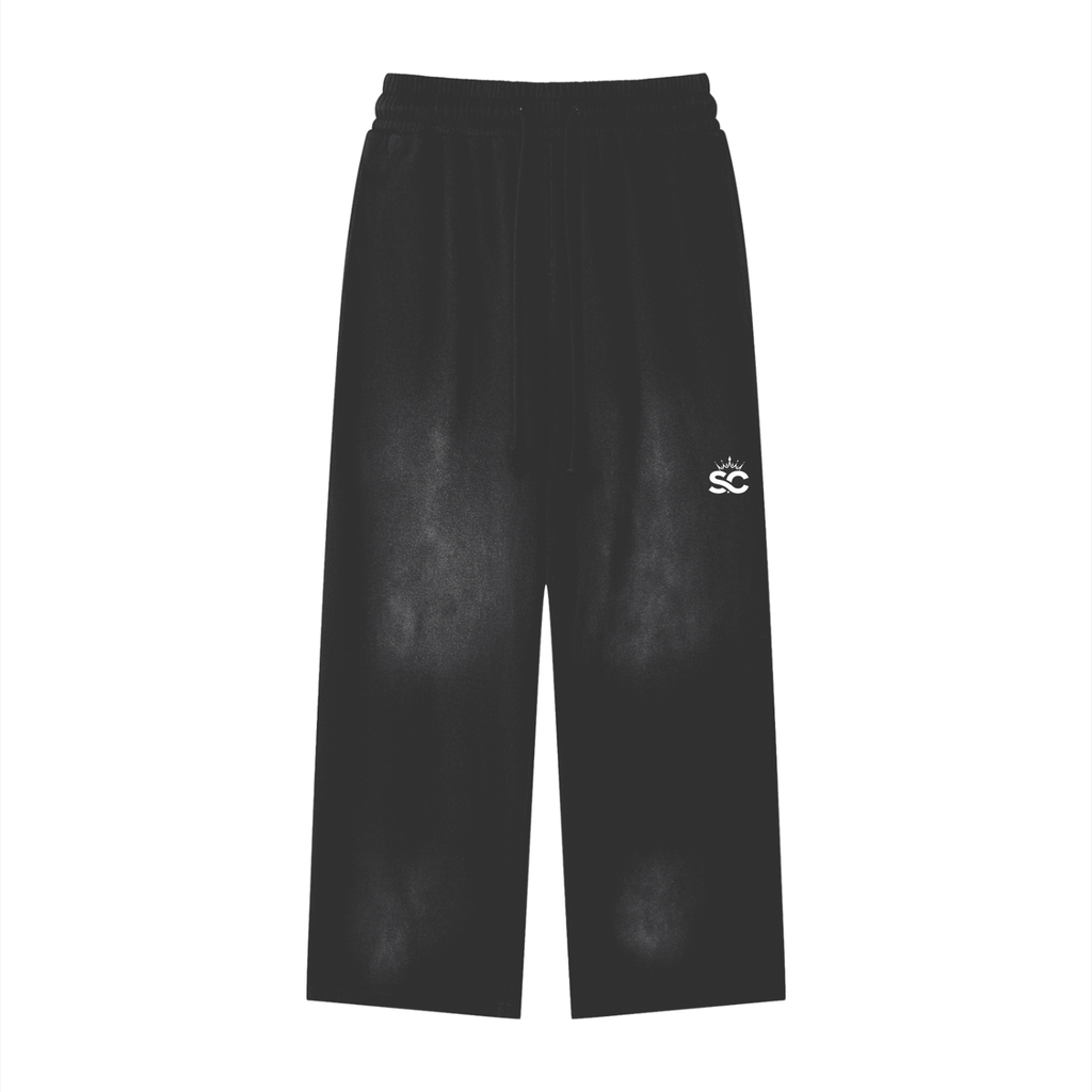 Sunfade Loose Fit Cotton Sweatpants - *Rise*