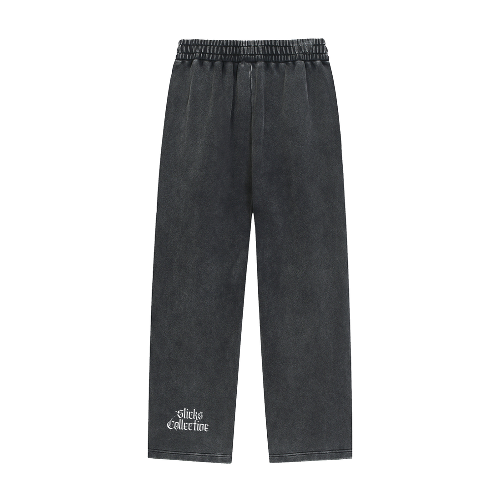 Snow Wash Open-Leg Sweatpants - *Signature*