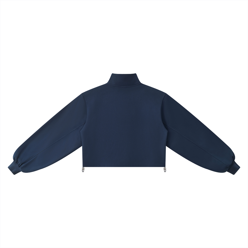 Halo Cropped Quarter Sweatshirt