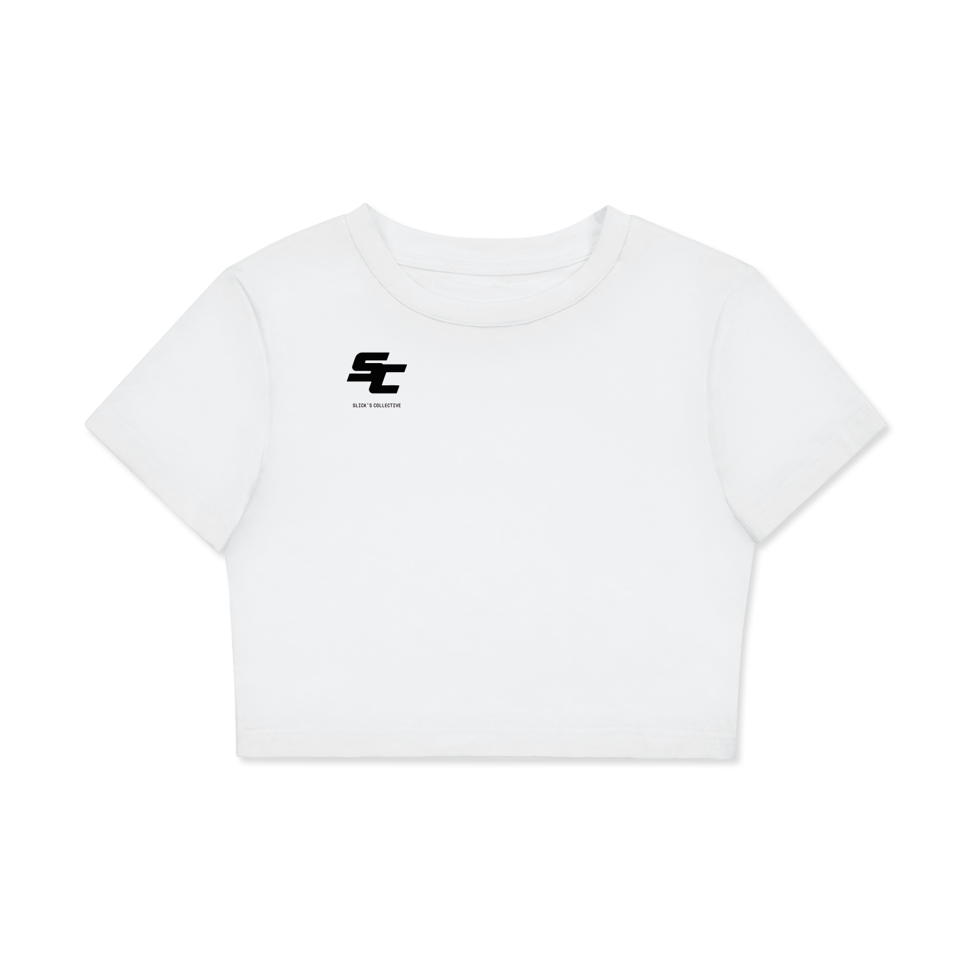 Fitted Crop Cotton T-Shirt