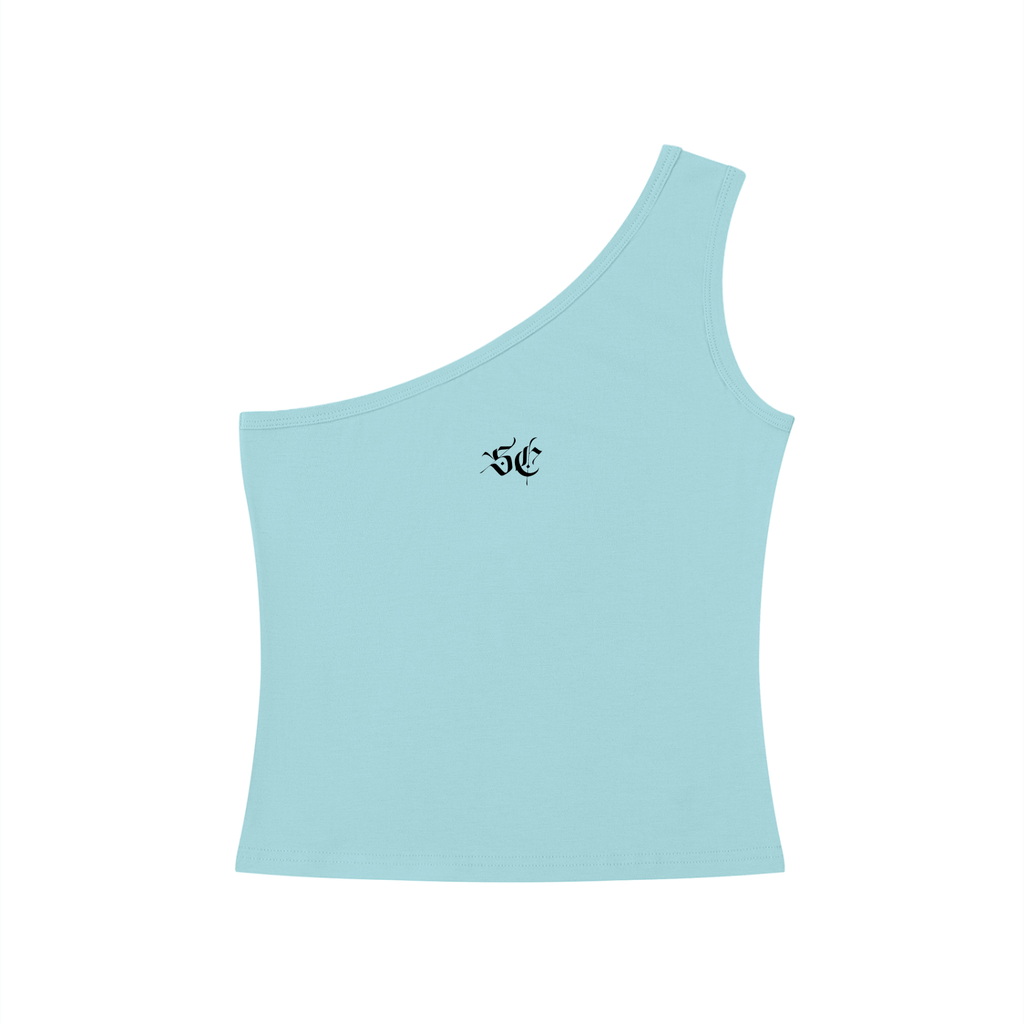Women's One-Shoulder Crop T-Shirt - *Signature*