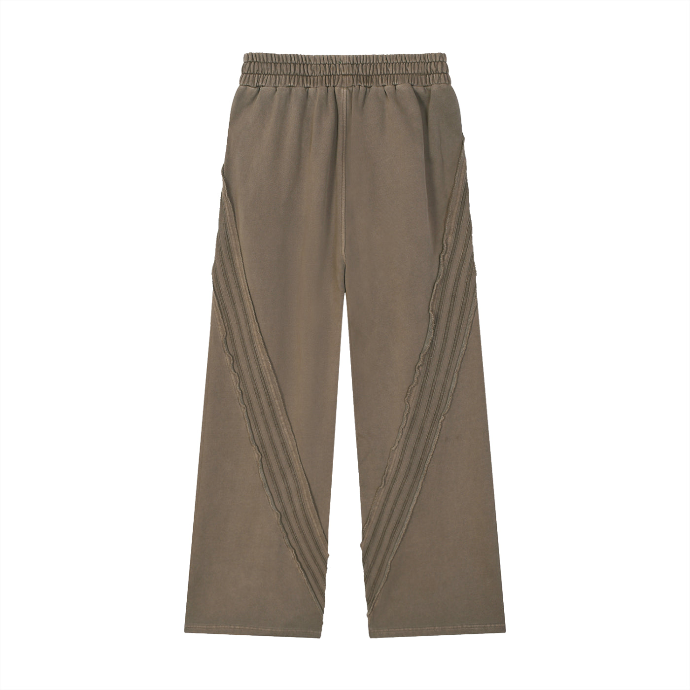Snow Washed Tape Raw Edge Sweatpants - *Signature*
