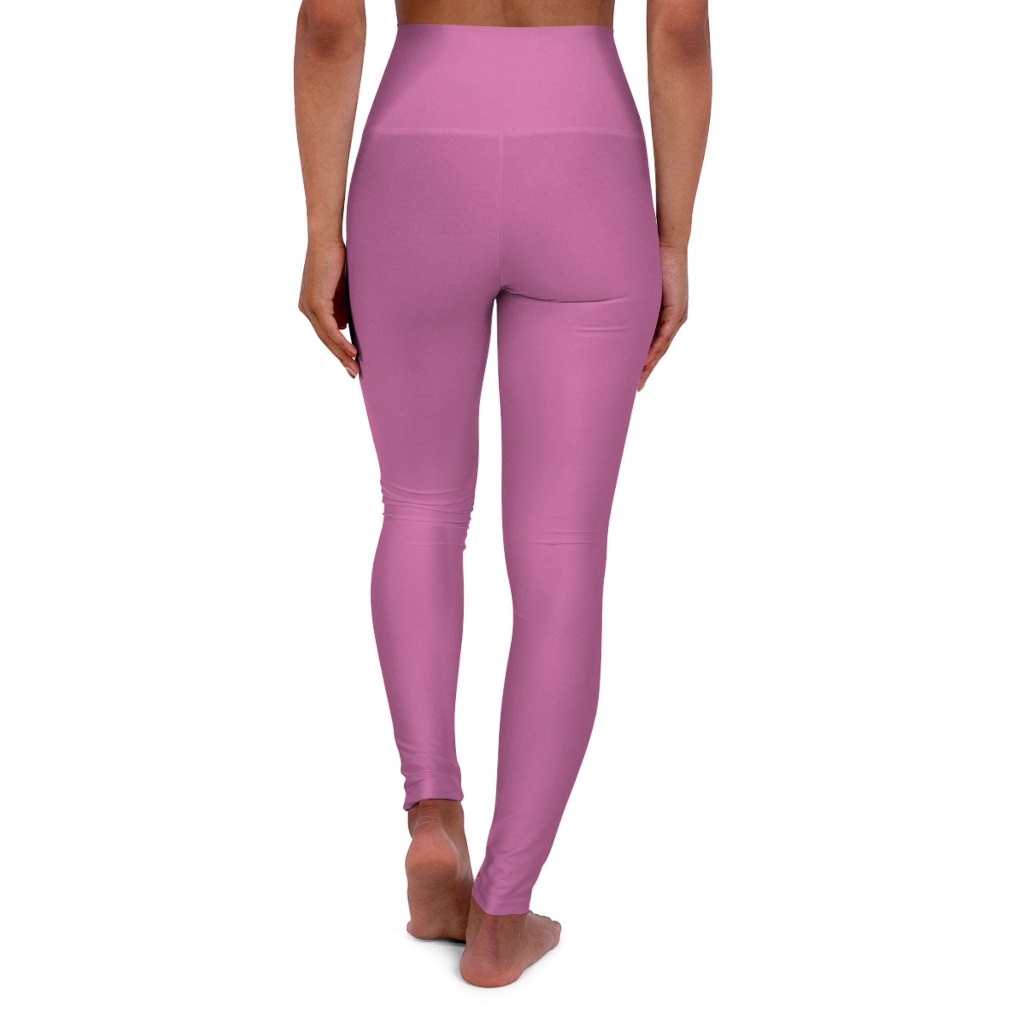 High-Waisted Yoga Leggings — Black SC Logo