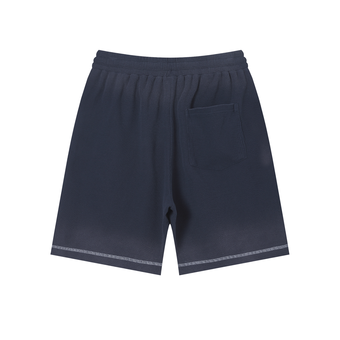 Sunfade Waffle Raw Hem Shorts - *Signature*