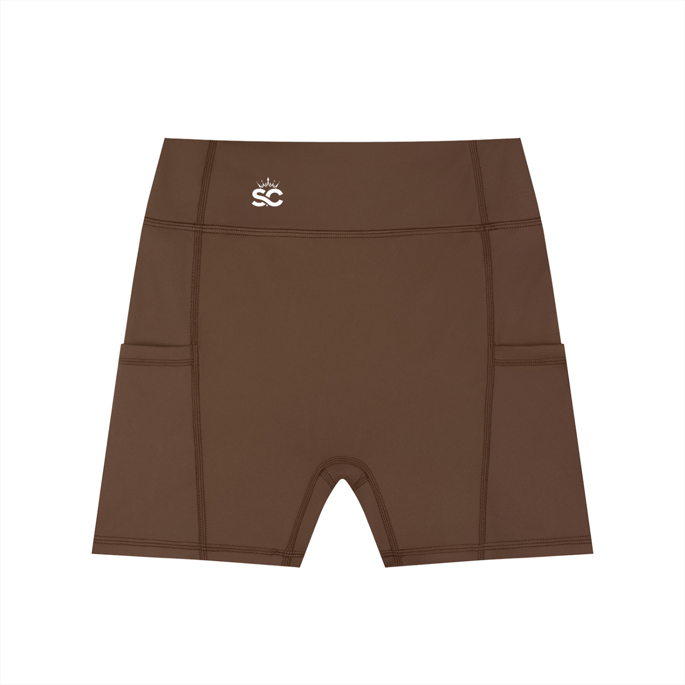 High-Waisted Pocket Biker Shorts - *Rise*