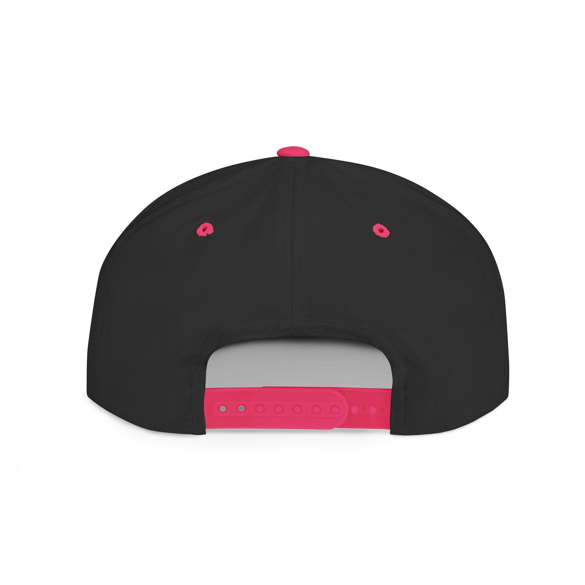 Distressed Snapback Hat — *Rise* Logo Flat Bill