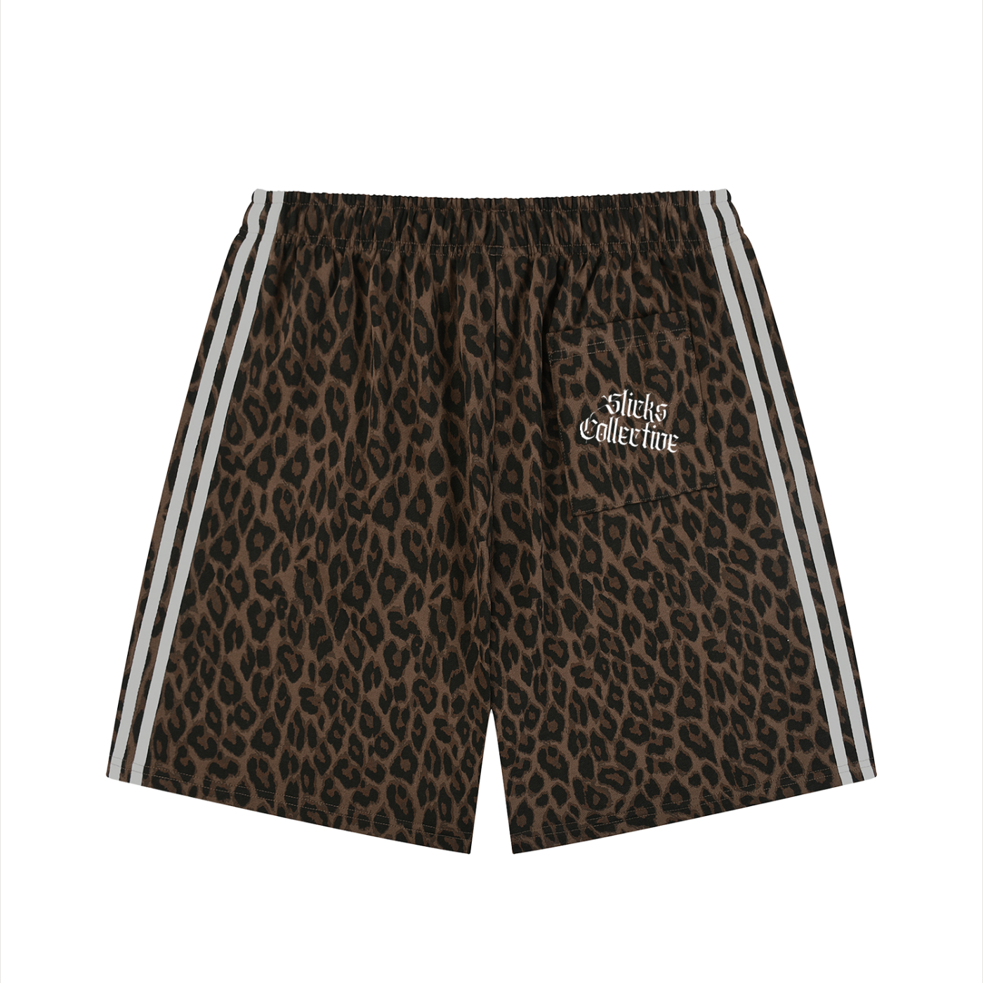 Heavyweight Leopard Drawstring Shorts - *Signature*