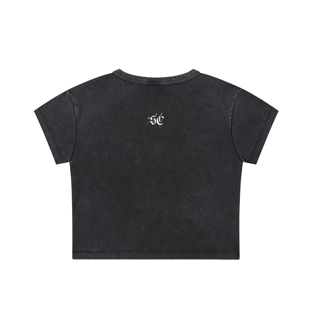 Snow Washed Crop Top - *Signature*