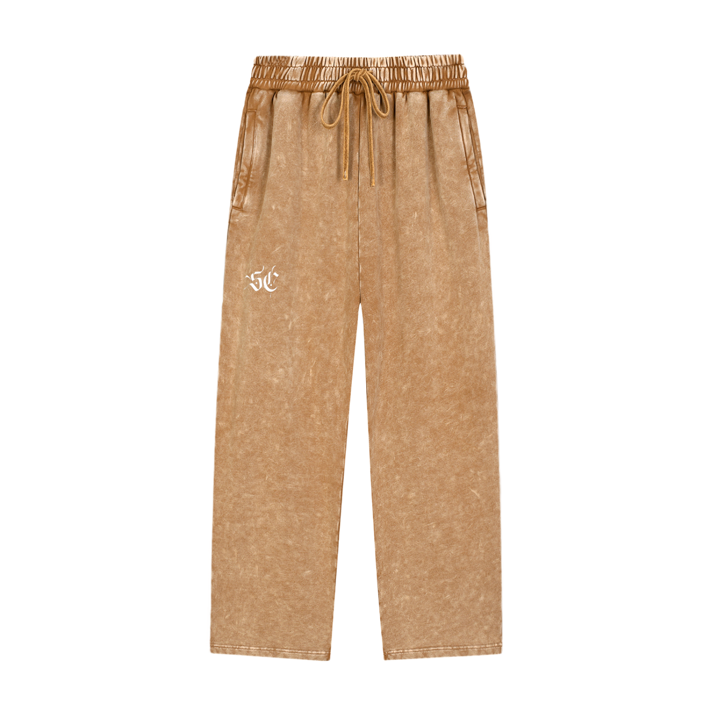Open Leg Snow Washed Sweatpants - *Signature*