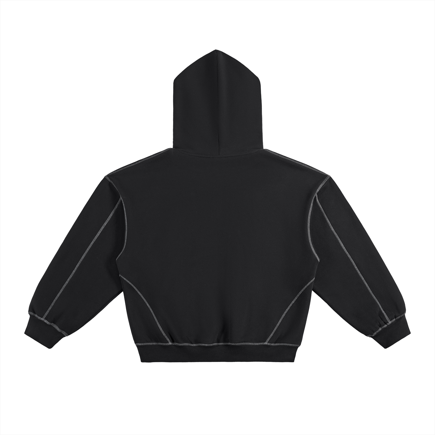 Contrast-Stitched Hoodie - *Signature*