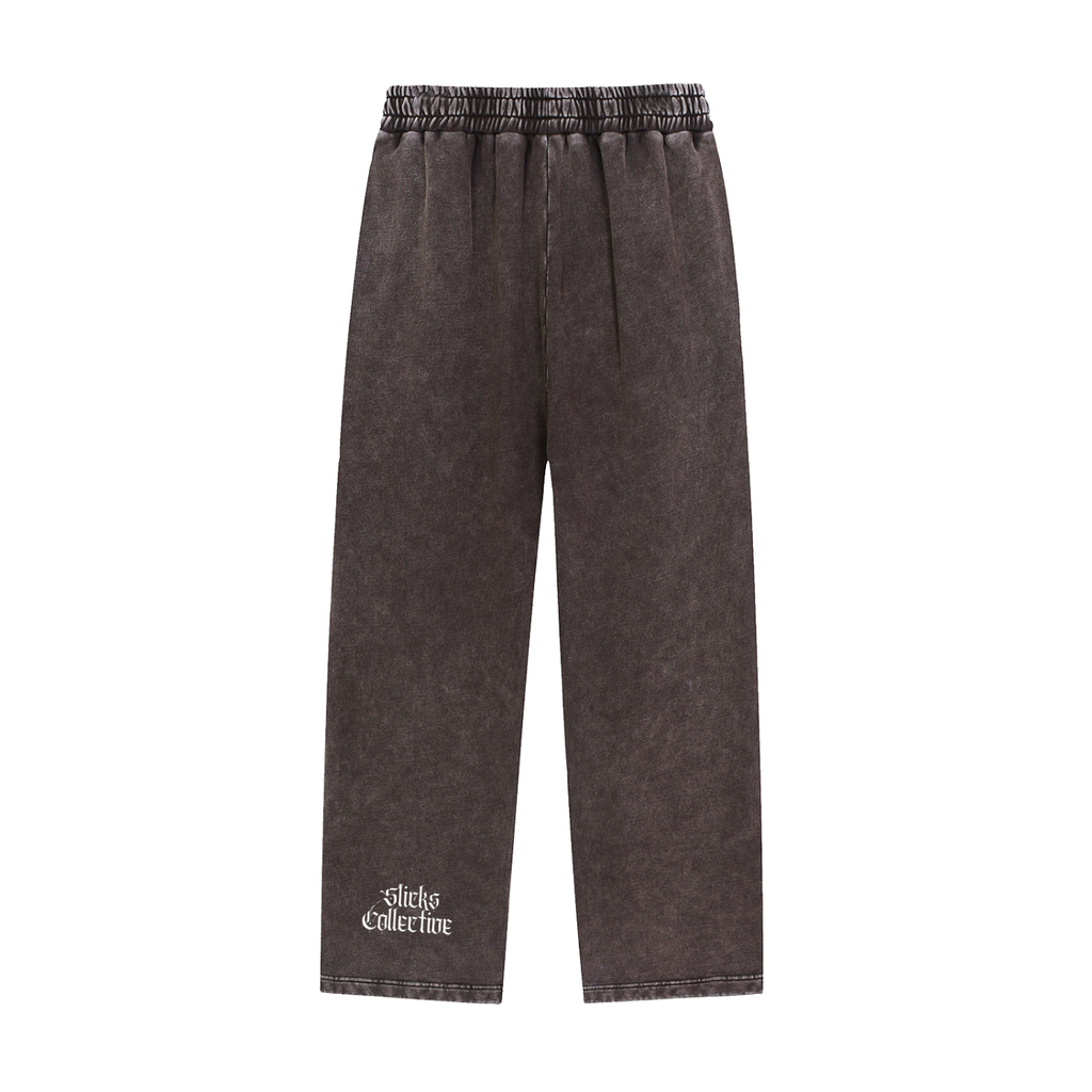 Snow Wash Open-Leg Sweatpants - *Signature*