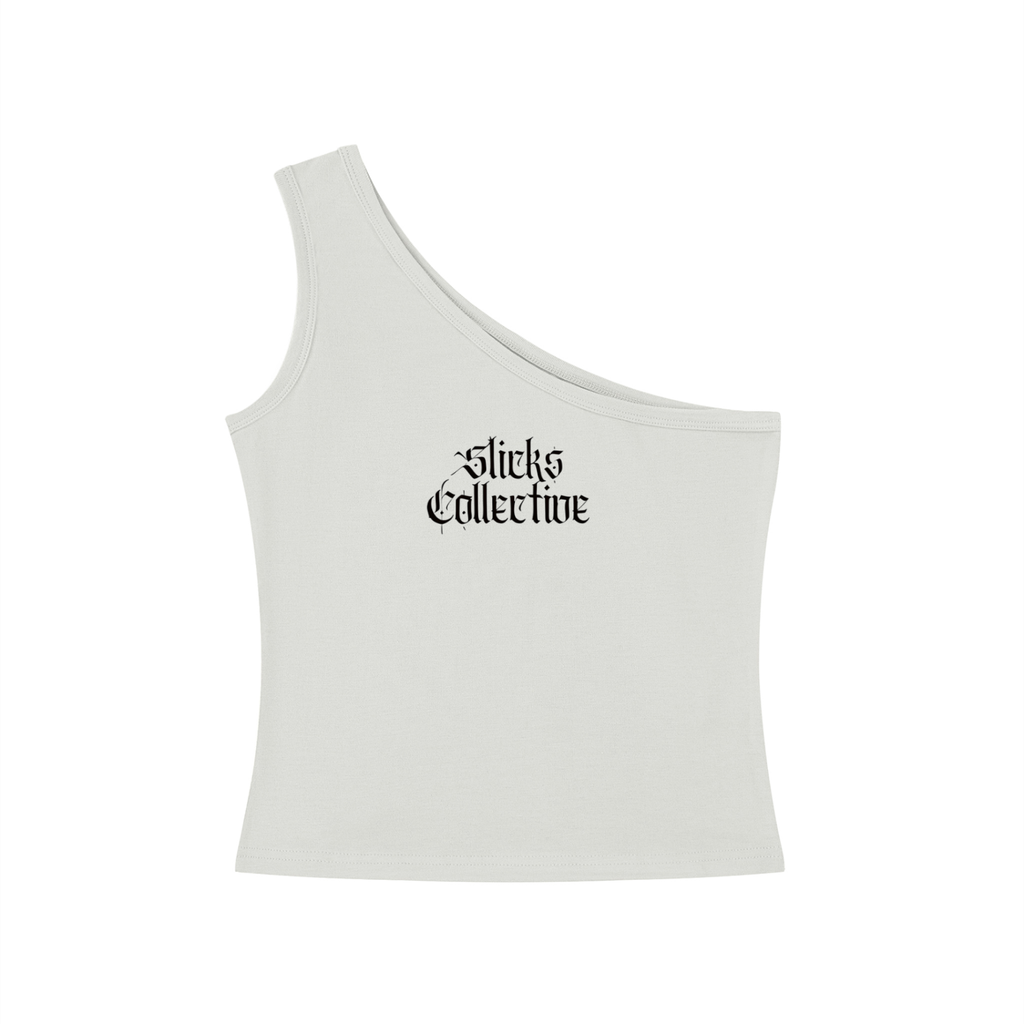 Women's One-Shoulder Crop T-Shirt - *Signature*