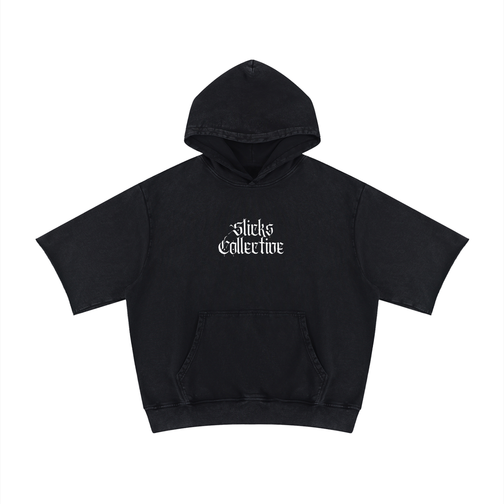 Mineral Wash Short Sleeve Hoodie - *Signature*