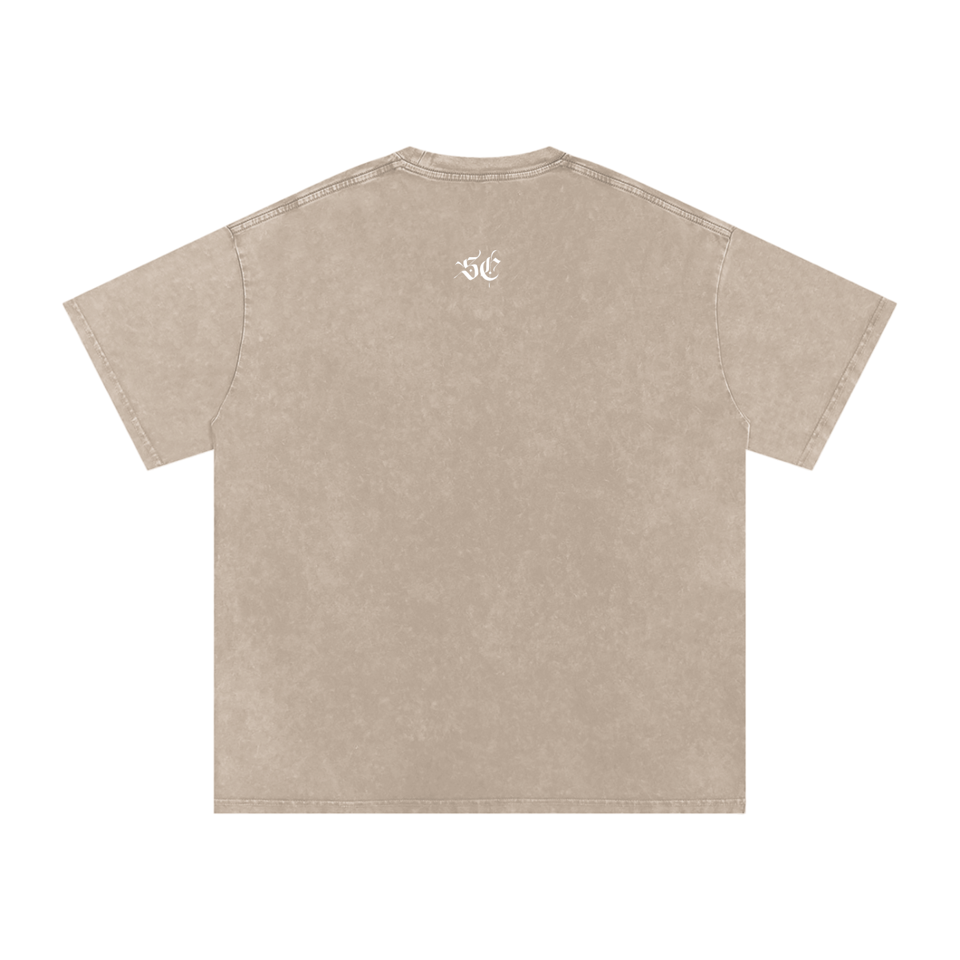 Snow Washed Oversized Cotton Tee