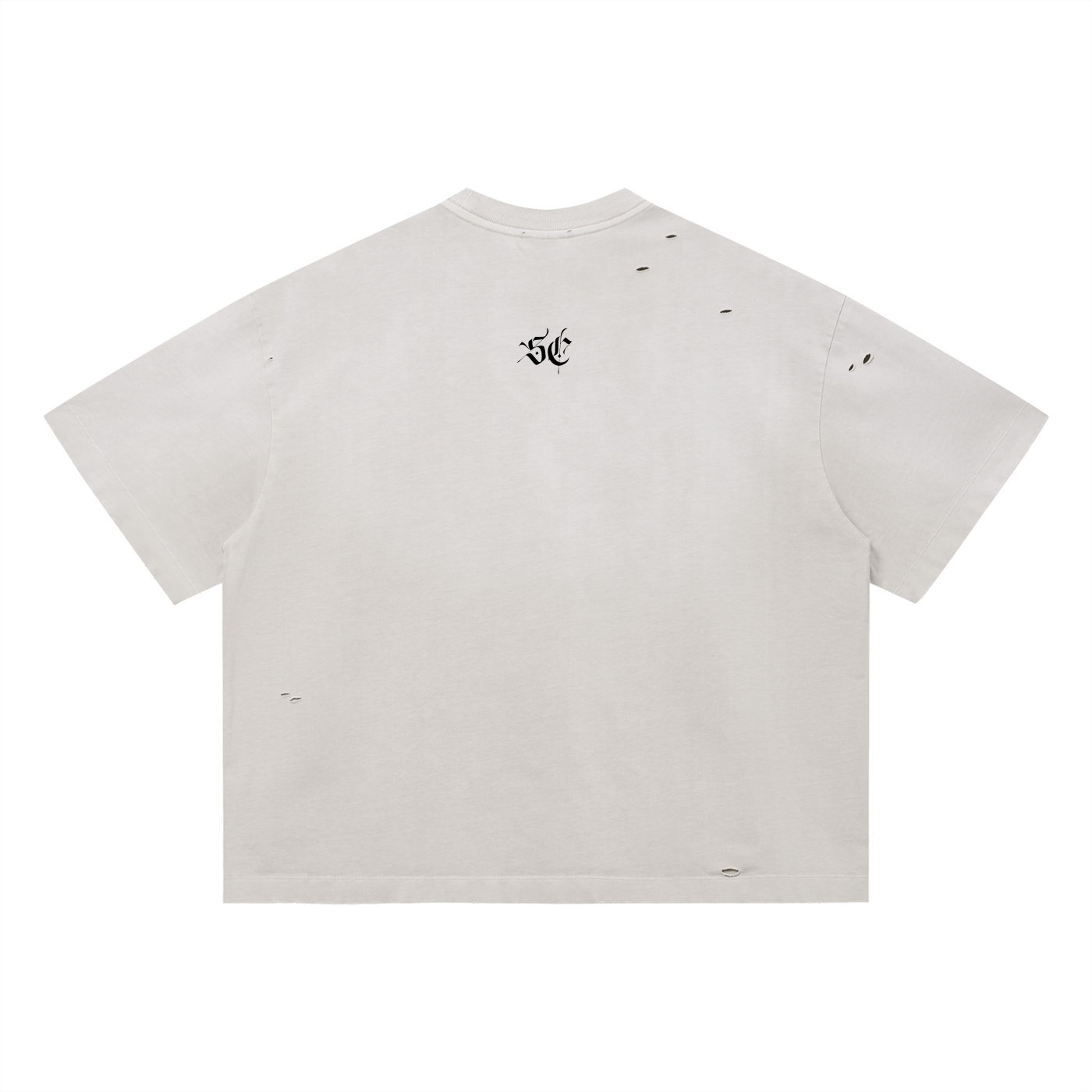 Vintage Washed Distressed Boxy Oversized Tee - *Signature*