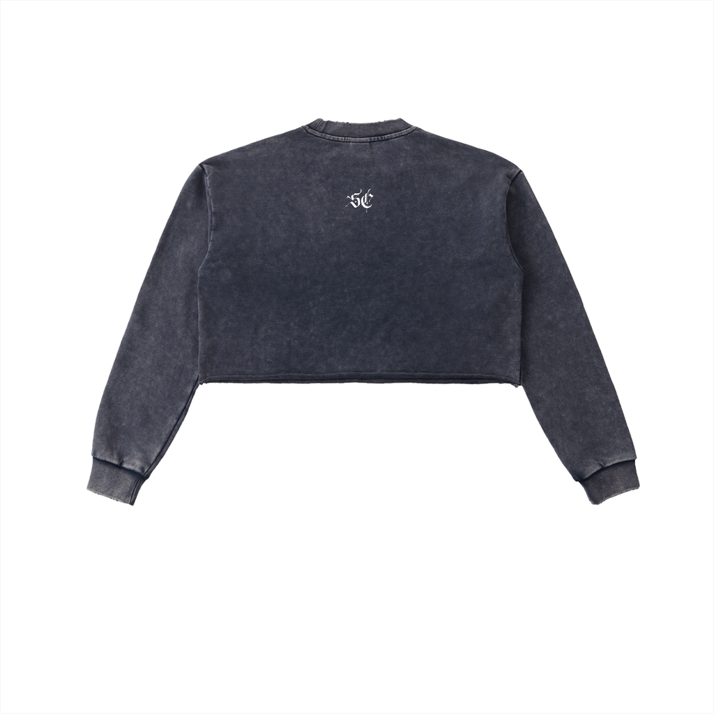 Snow Washed Cropped Sweatshirt - *Signature*