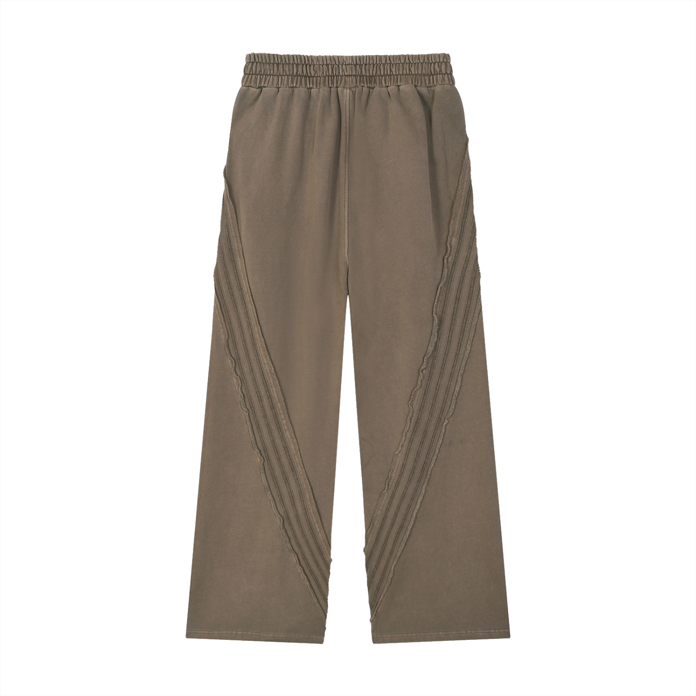 Snow Washed Tape Raw Edge Sweatpants - *Signature*