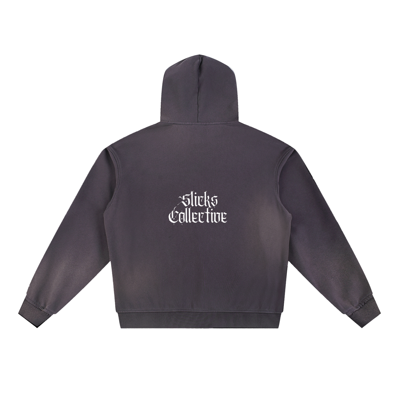 Sun Fade Frayed Fleece Hoodie