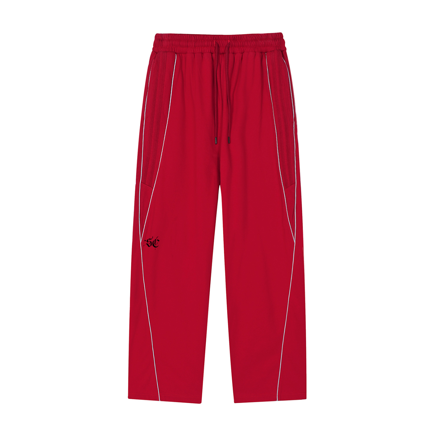 Reflection Striped Straight-Leg Sweatpants - *Signature*