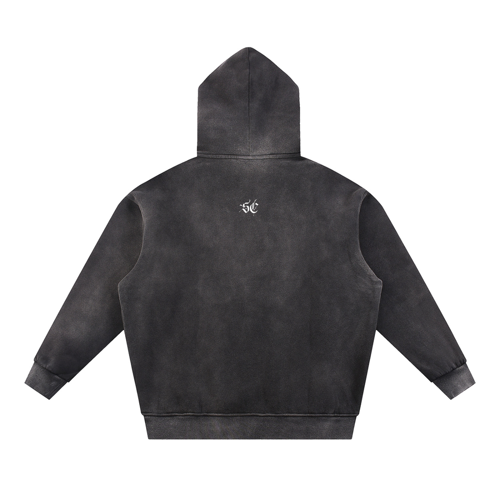 Sun Fade Contrast Tape Fleece Hoodie - *Signature*
