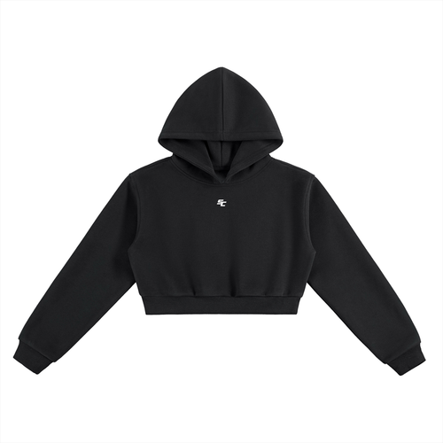 Essential Cropped Hoodie