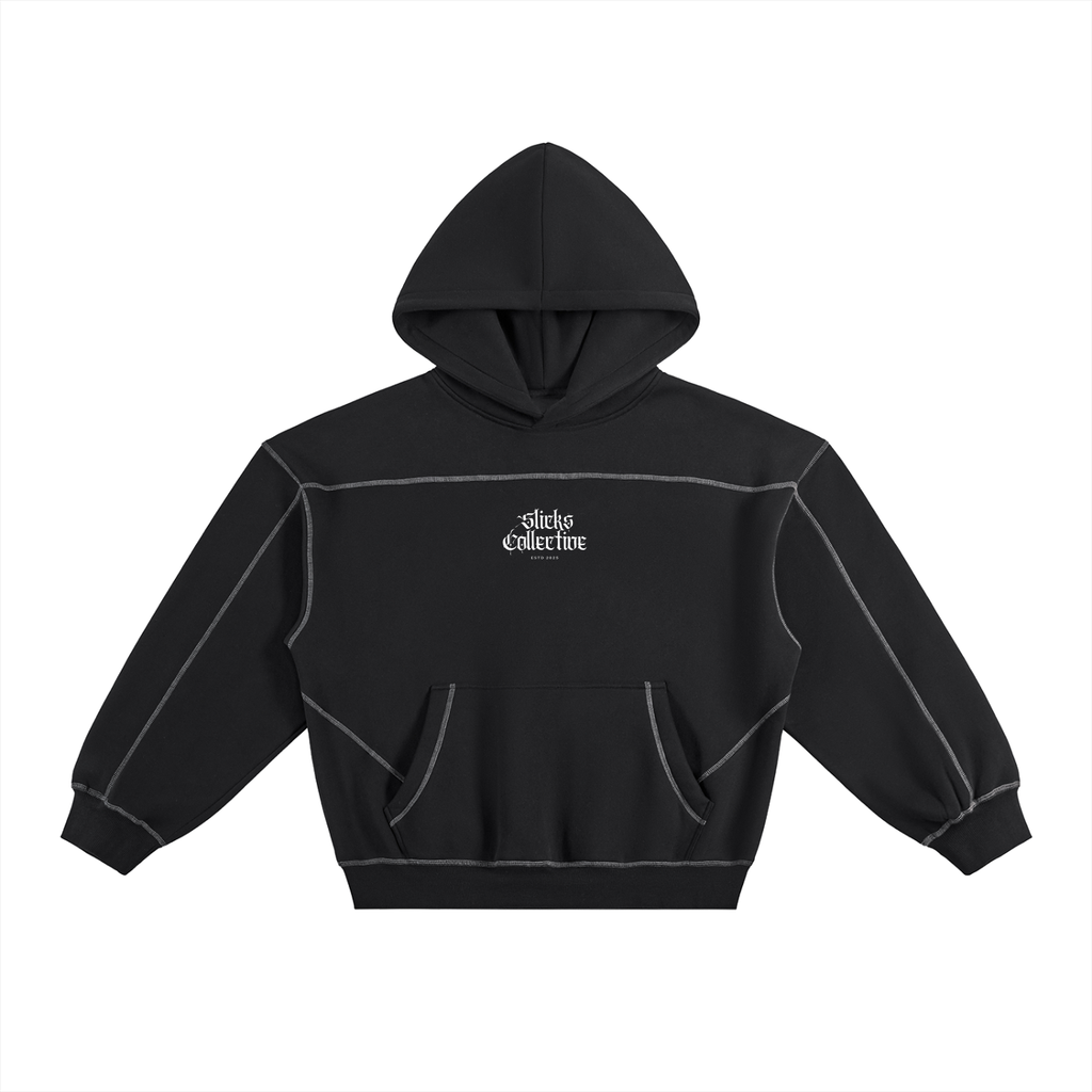 Contrast-Stitched Hoodie - *Signature*