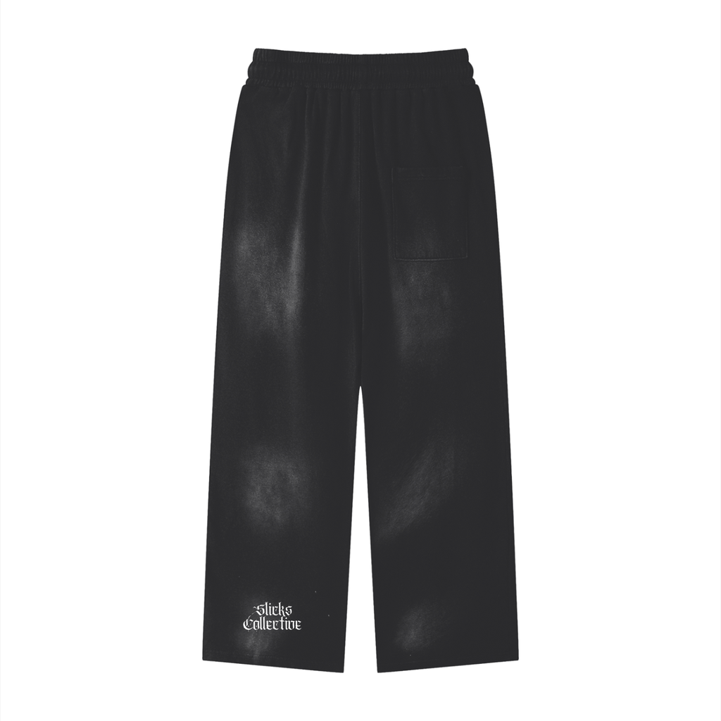 Sunfade Loose Fit Cotton Sweatpants - *Signature*