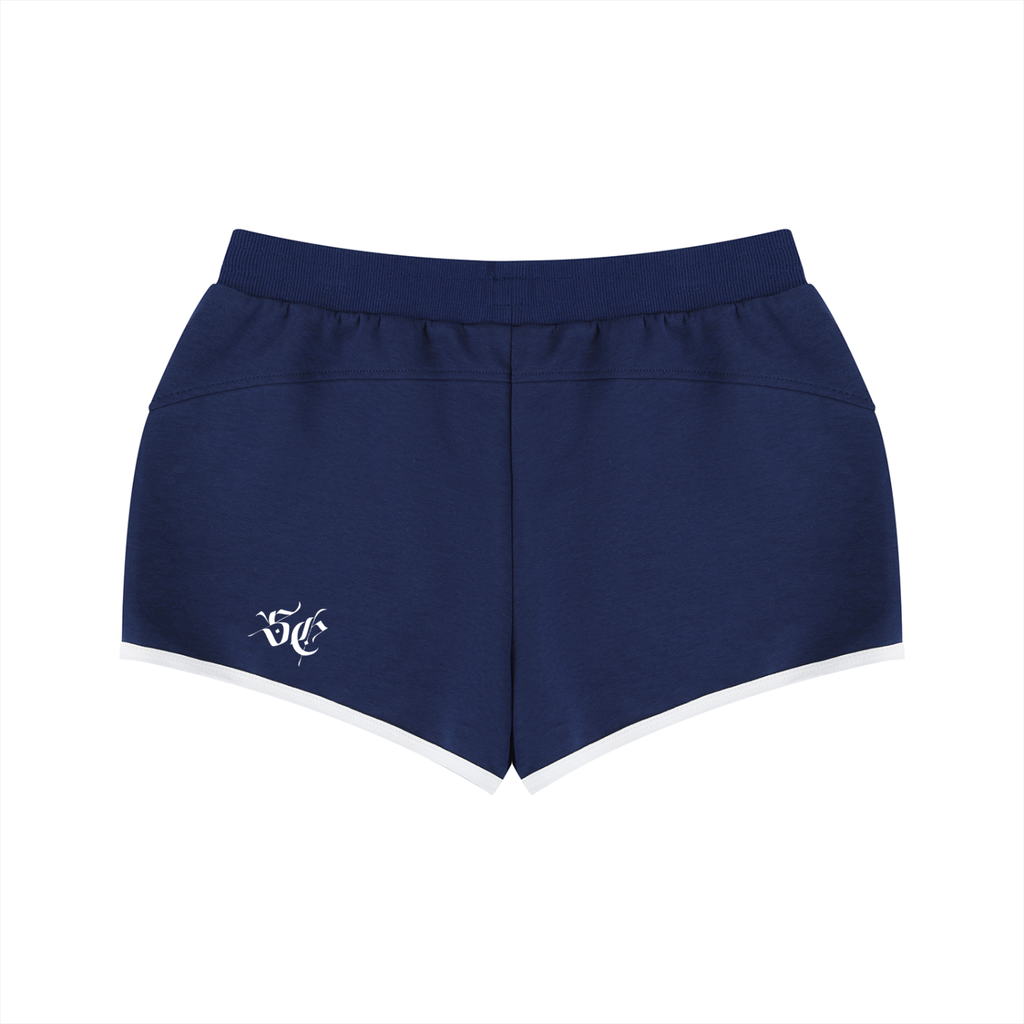 Women's Retro Contrast Binding Shorts