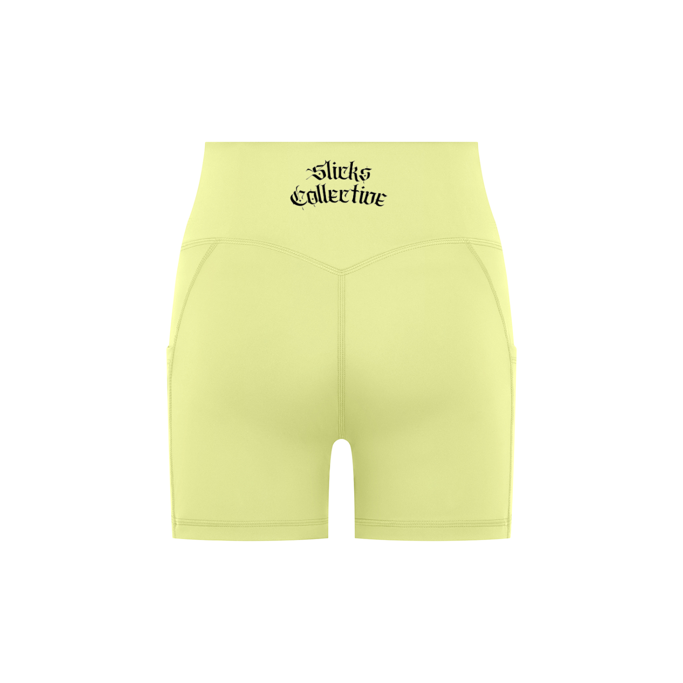 High-Waisted Pocket Biker Shorts - *Signature*