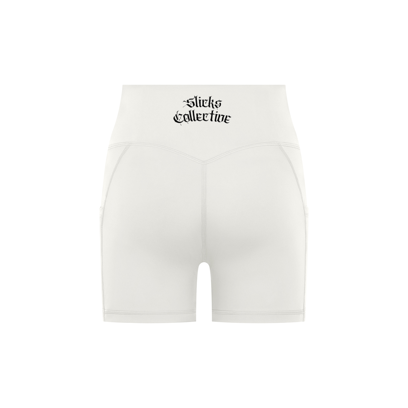 High-Waisted Pocket Biker Shorts - *Signature*