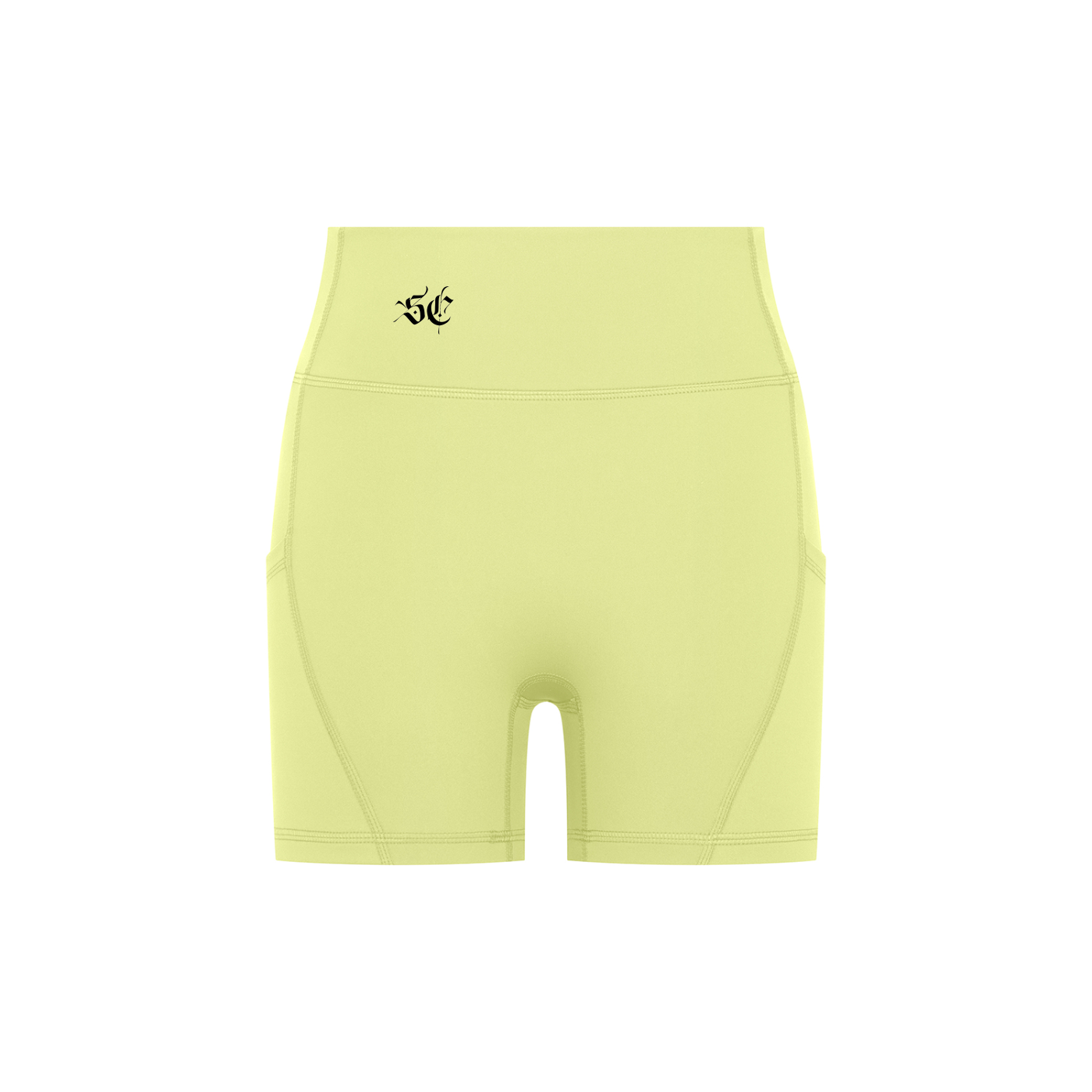 High-Waisted Pocket Biker Shorts - *Signature*