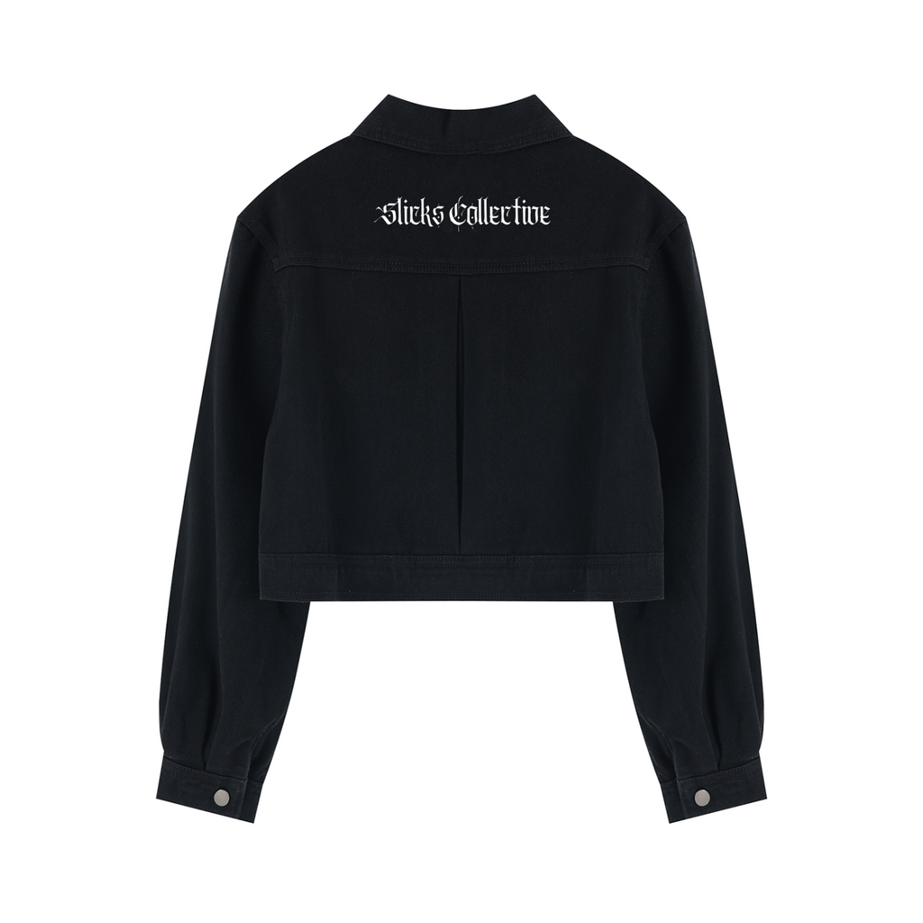 The Gallery Cropped Denim Jacket