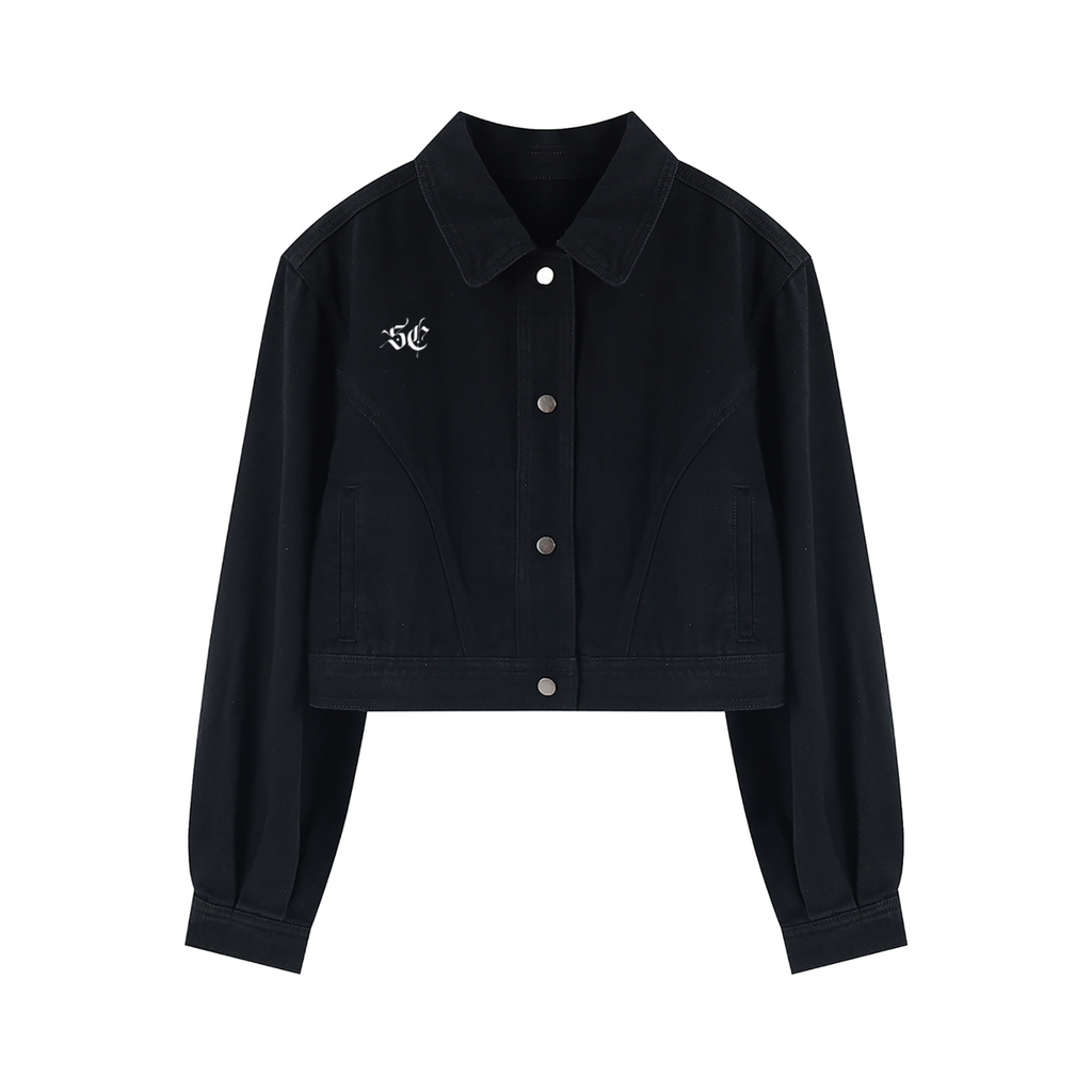 The Gallery Cropped Denim Jacket