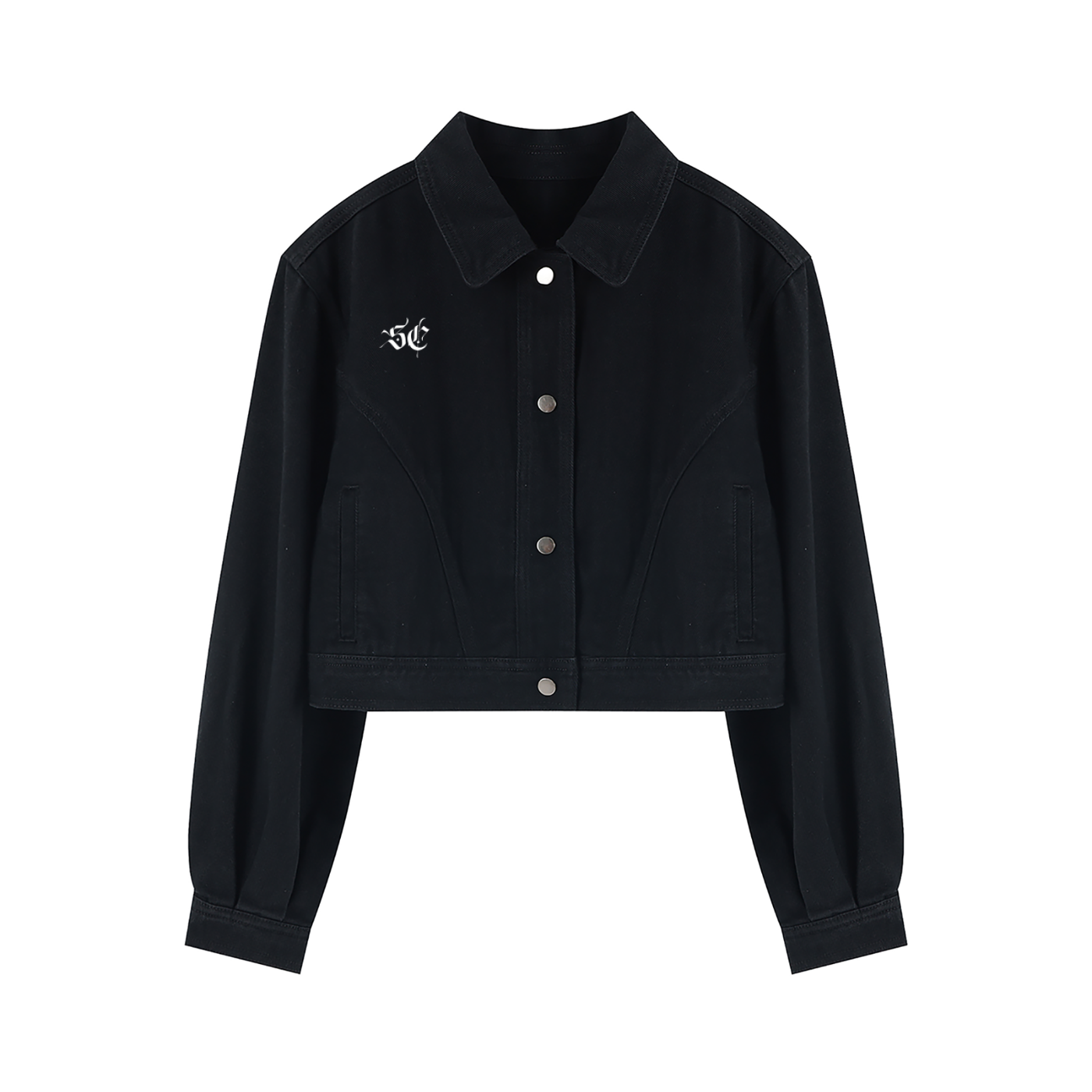 The Gallery Cropped Denim Jacket