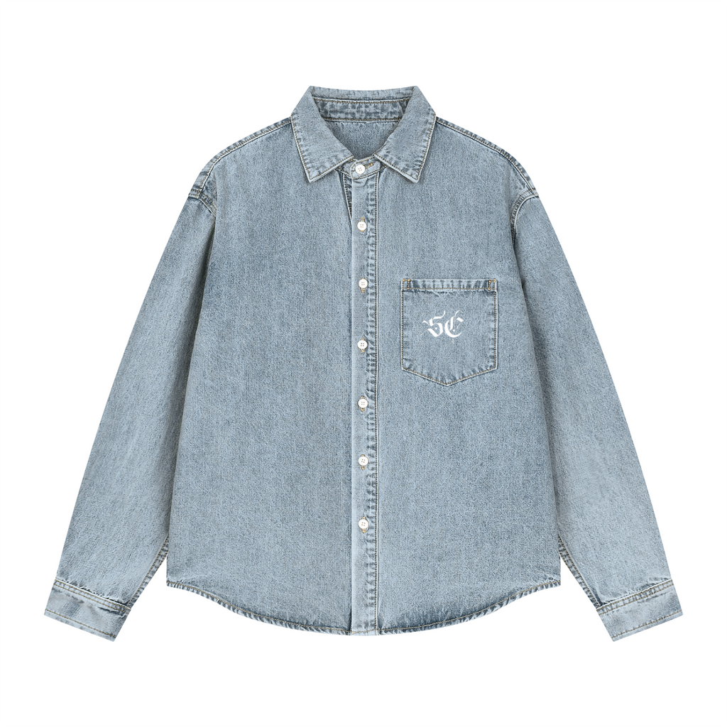 Vintage Wash Denim Shirt - *Signature*