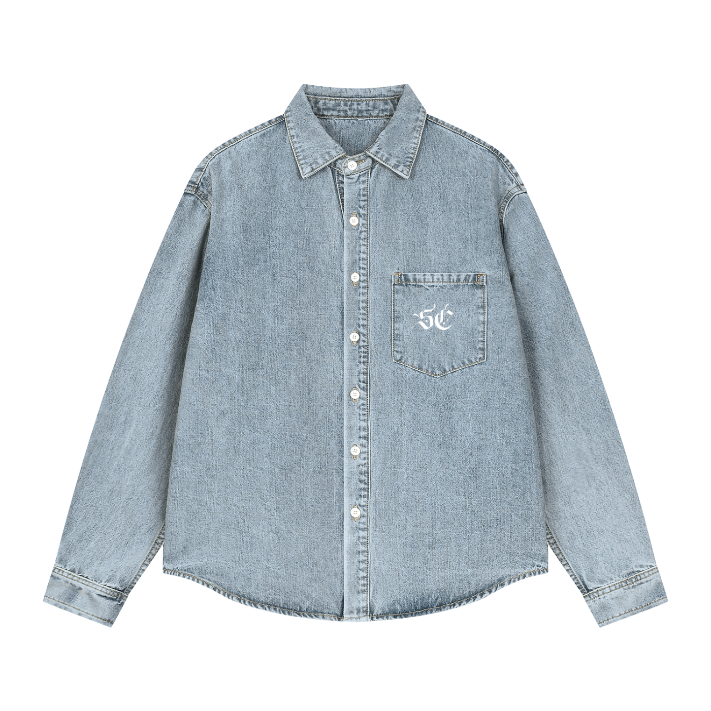 Vintage Wash Denim Shirt - *Signature*