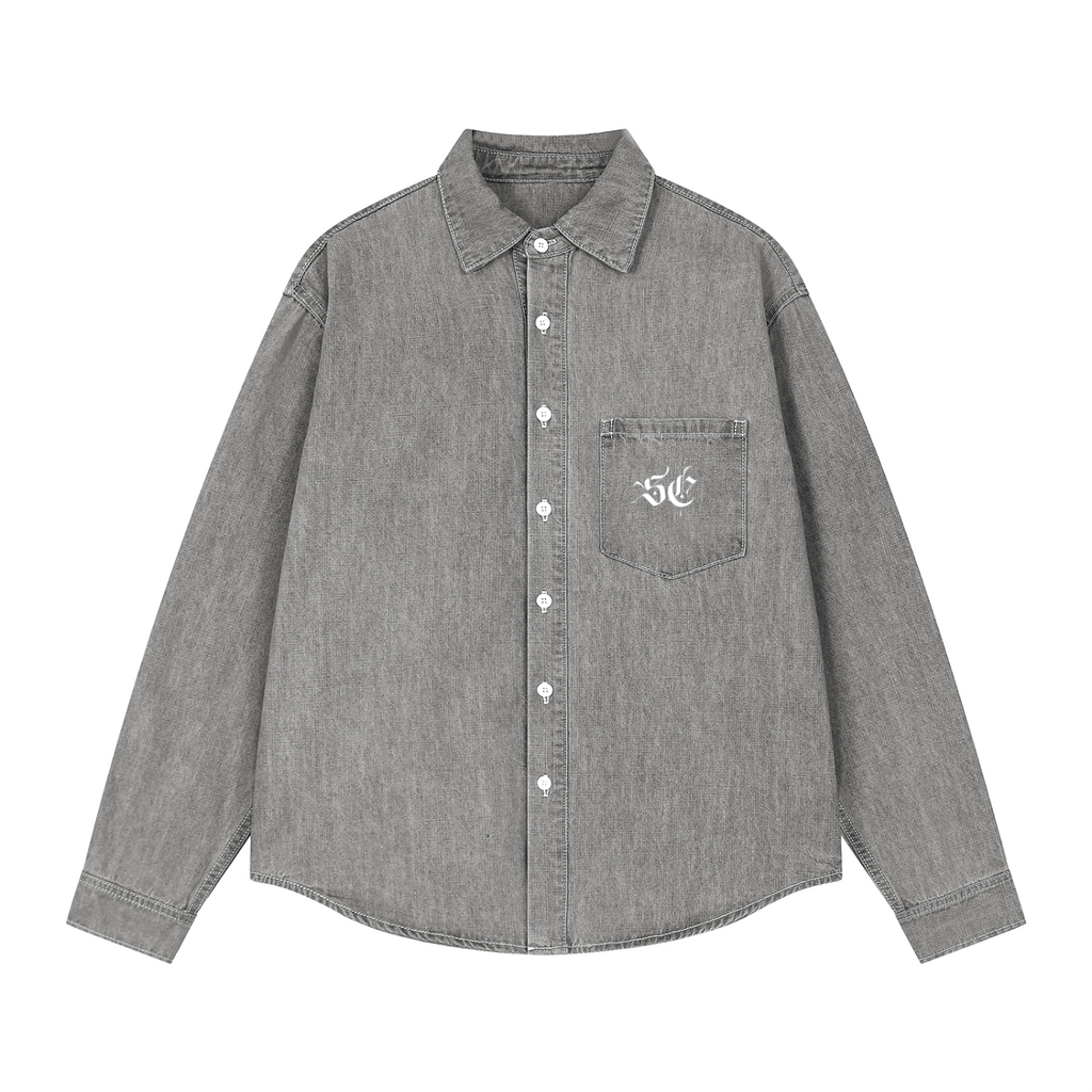 Vintage Wash Denim Shirt - *Signature*