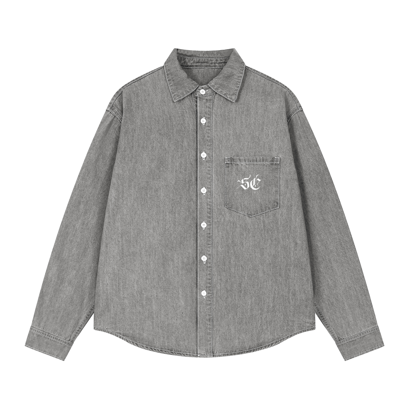 Vintage Wash Denim Shirt - *Signature*
