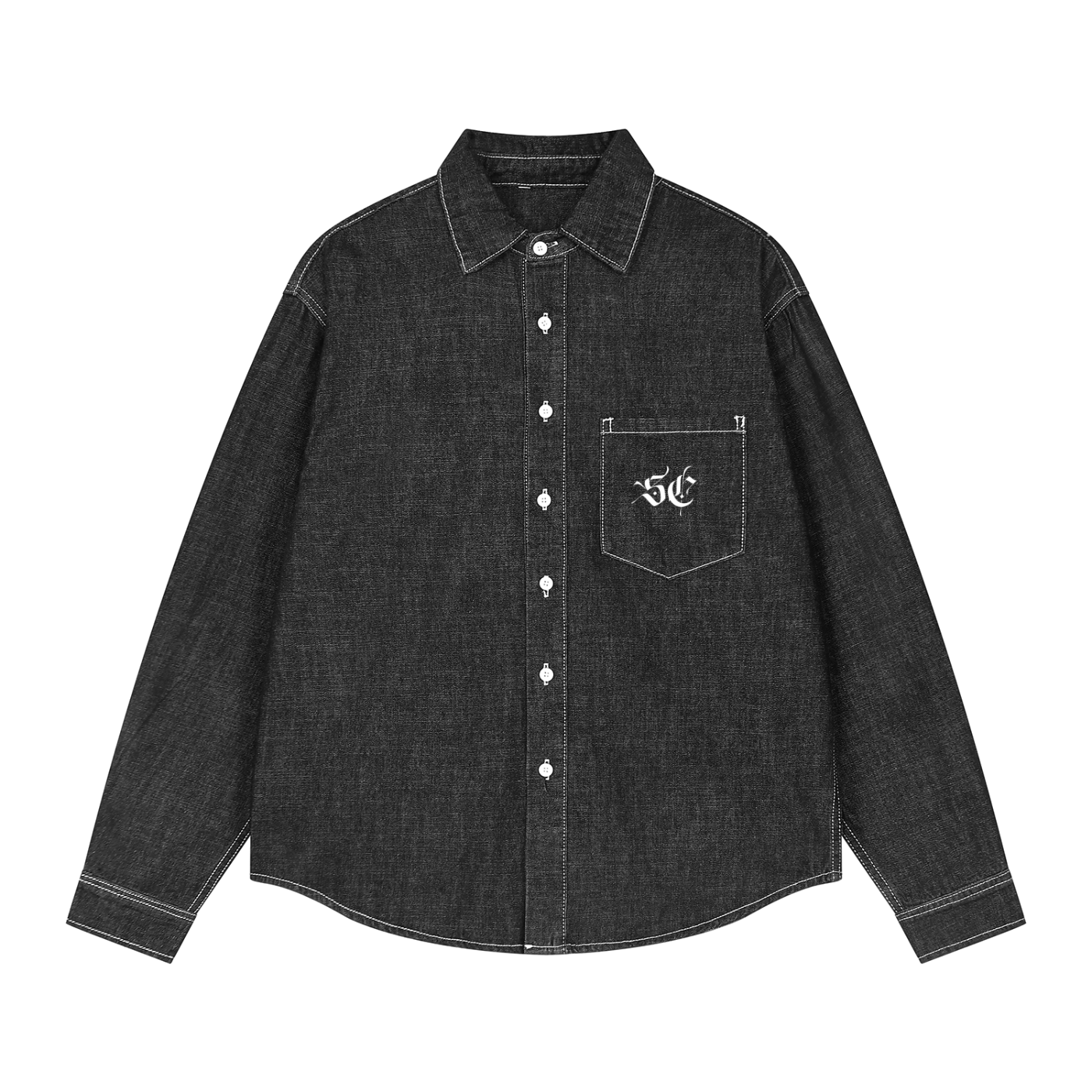 Vintage Wash Denim Shirt - *Signature*